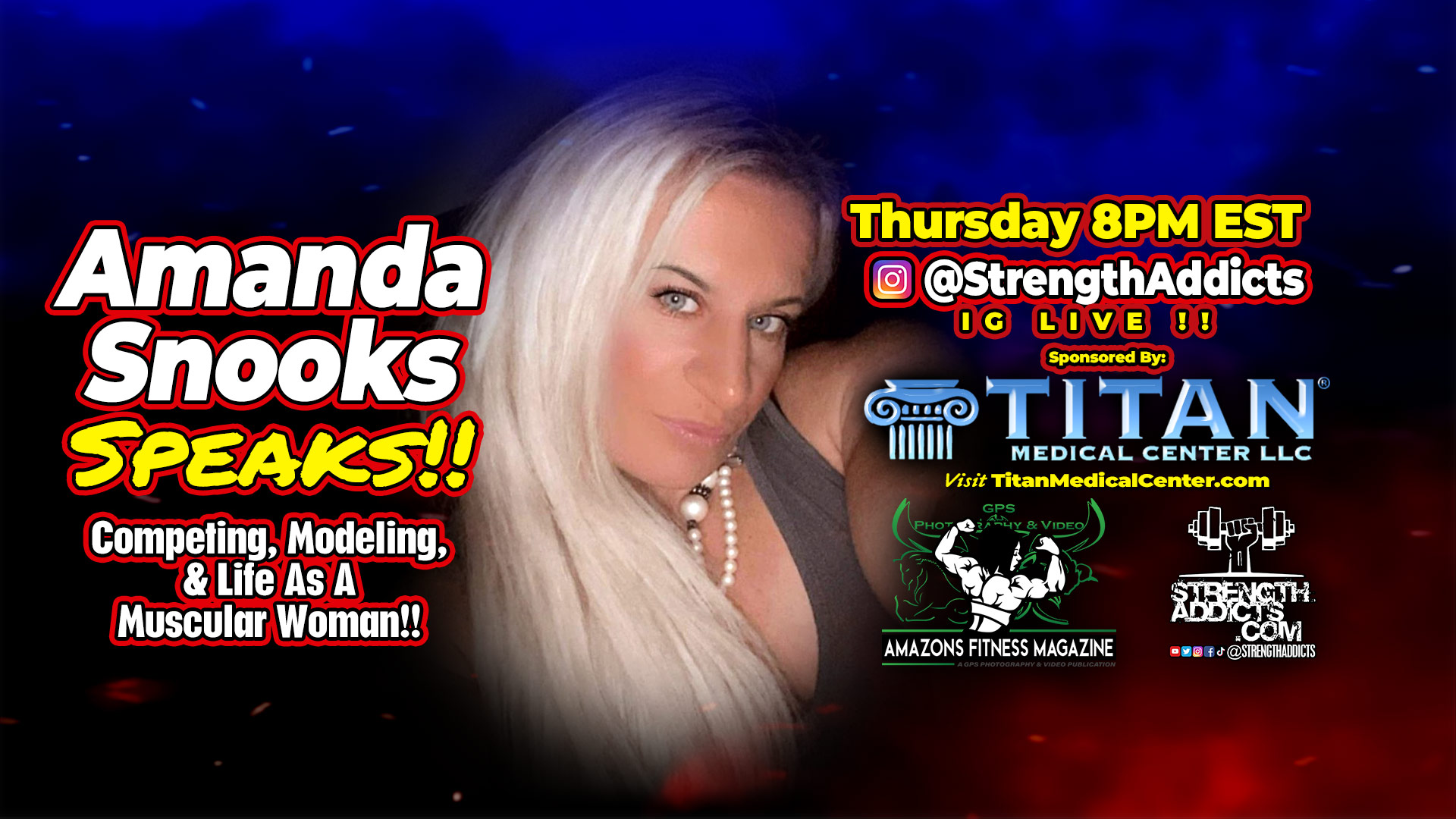 Amanda Snooks Speaks - StrengthAddicts.com