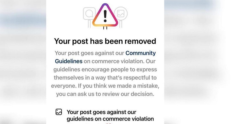 Your Post Has Been Removed